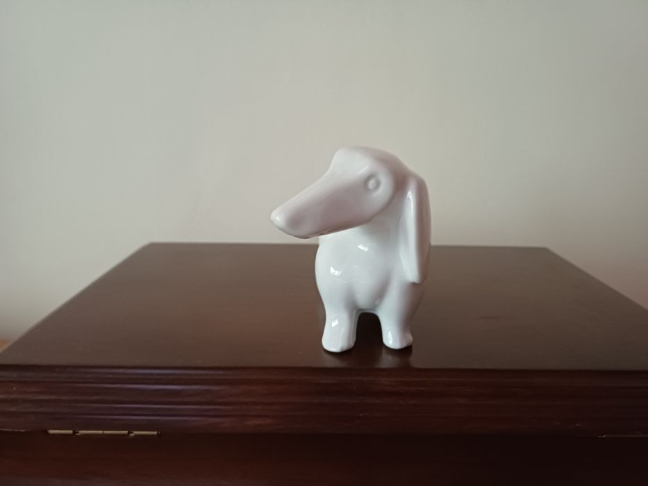 Figurka Pies Jamnik Giesche Bogucice