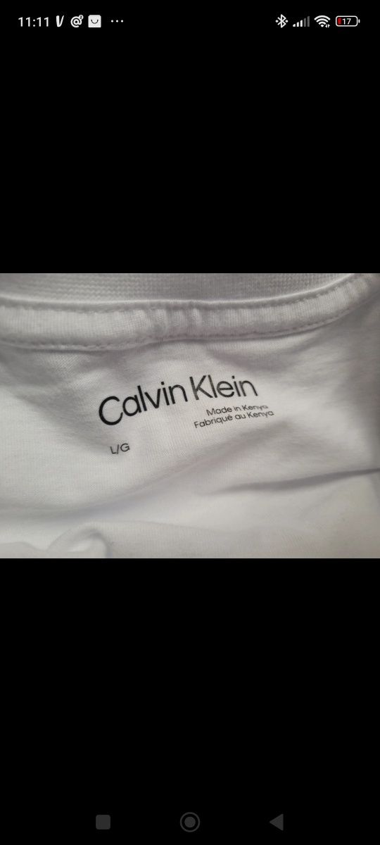 Do sprzedania t shirt firmy Calvin Klein, rozmiar z metki L, nowy bez