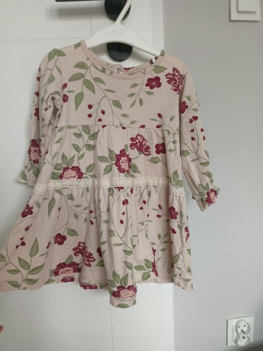 Śliczna sukienka Boho 86/92