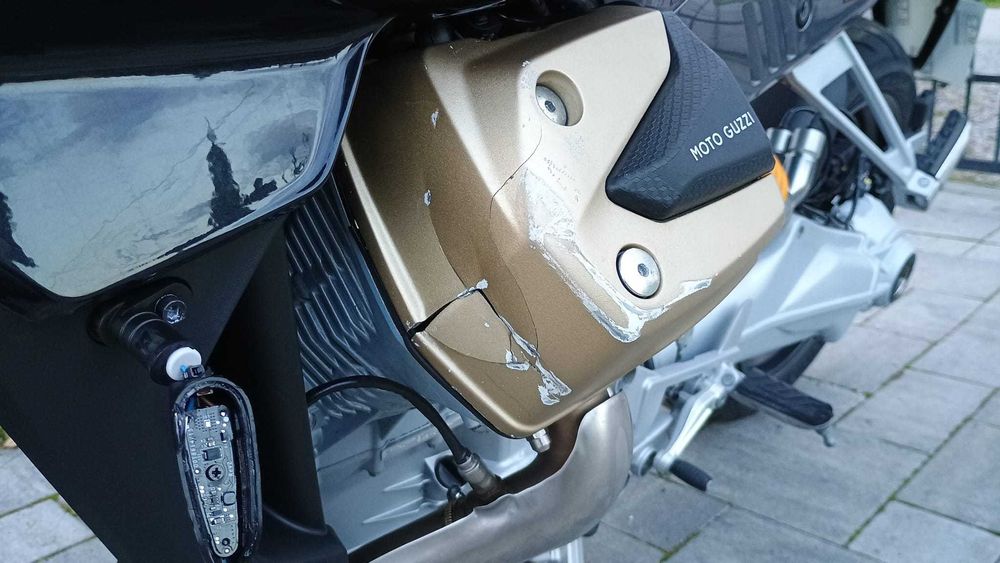 MOTO GUZZI V100 S MANDELLO 2024 kufry ohlins stelvio v85tt multistrada