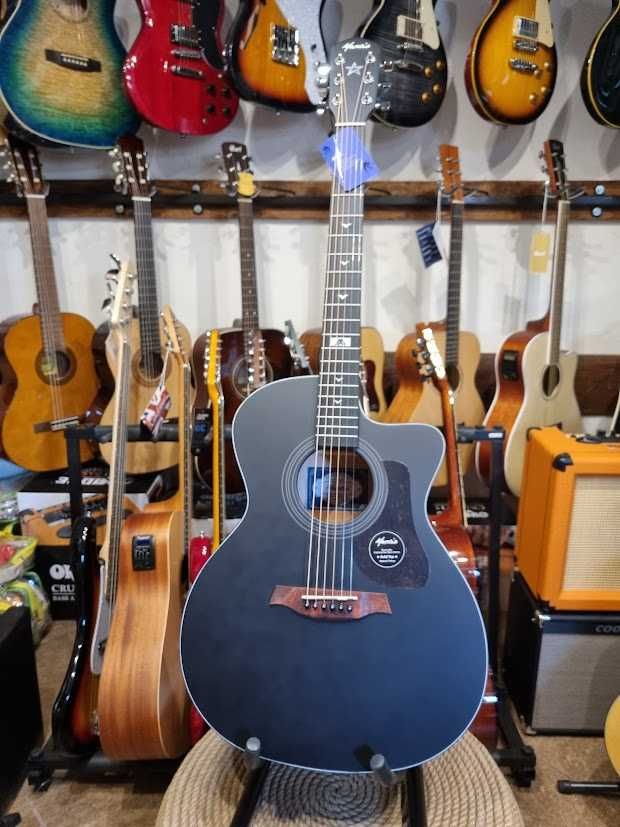 Mantic GT-10GCE BK gitara elektro-akustyczna GD10GCE BK solid top
