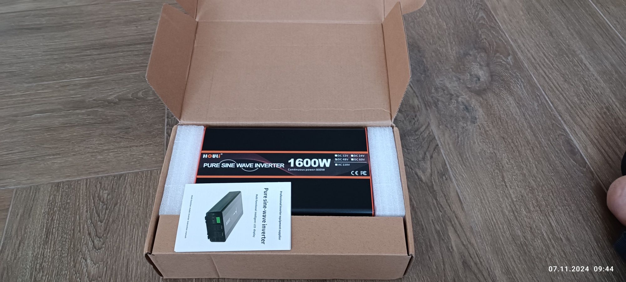 Інвертер 48в 220в Houli 1600w чистий синус