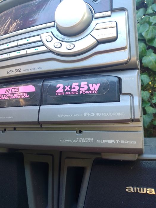 Aparelhagem de som aiwa