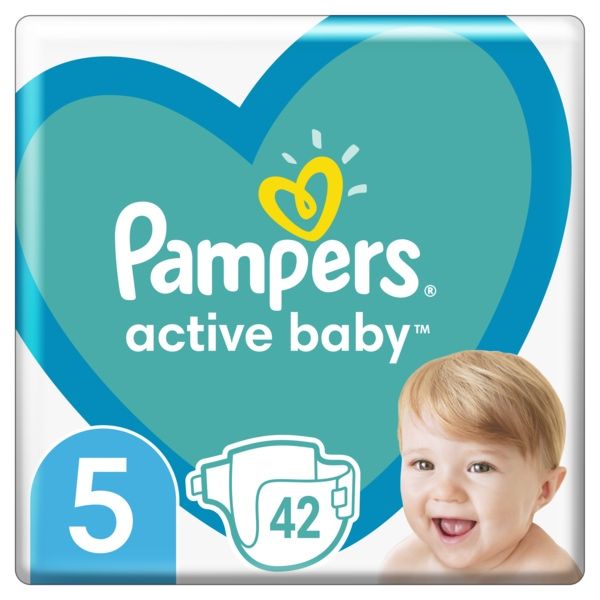 Підгузки Pampers Active Baby Junior 5 (11-16 кг), 42 шт