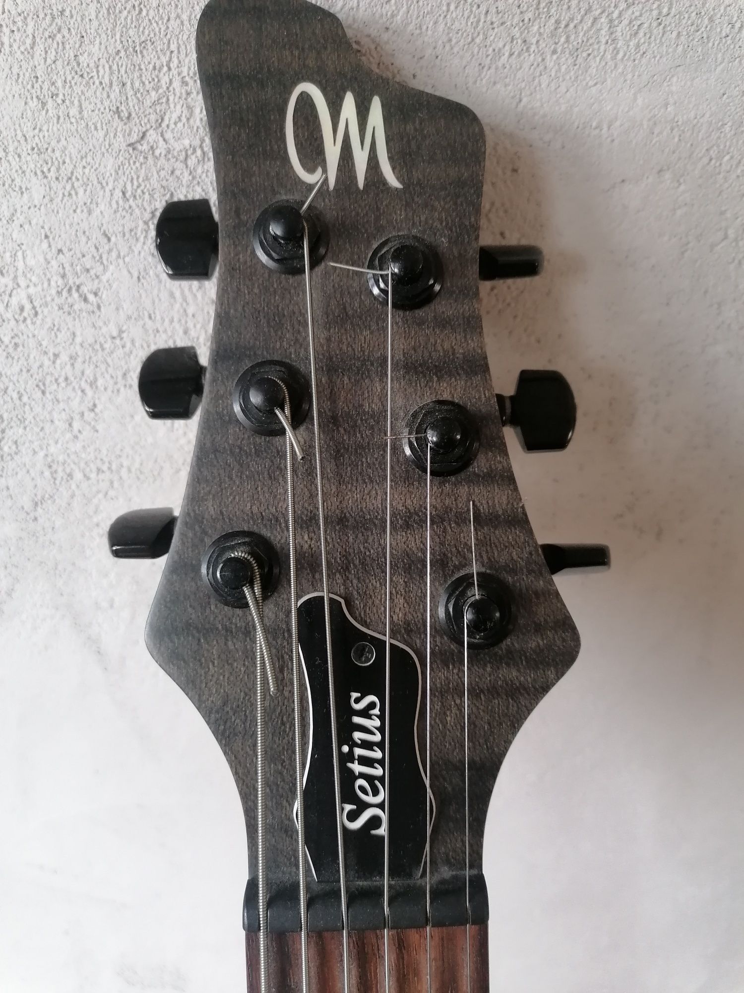Mayones Setius B27 barytonowy, trans graphite matt