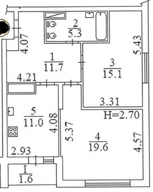2к Туманяна 3 м Лівобережна Галактика ремонт