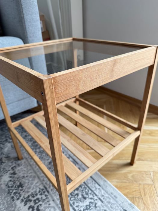 Stolik bambusowy 36x36/wys.45