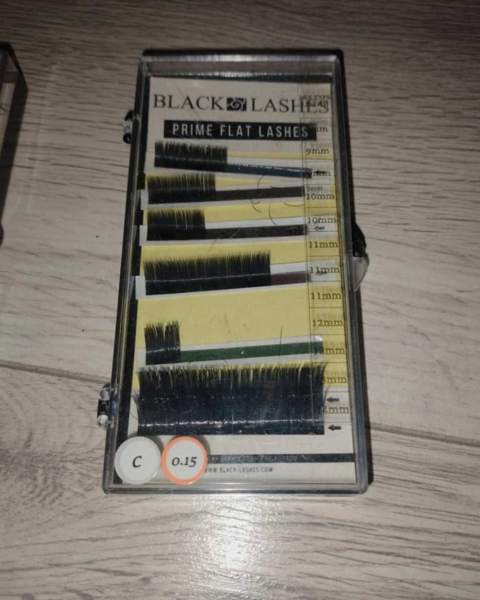 Rzęsy Black Lashes 5 kasetek 0.15 skręt C