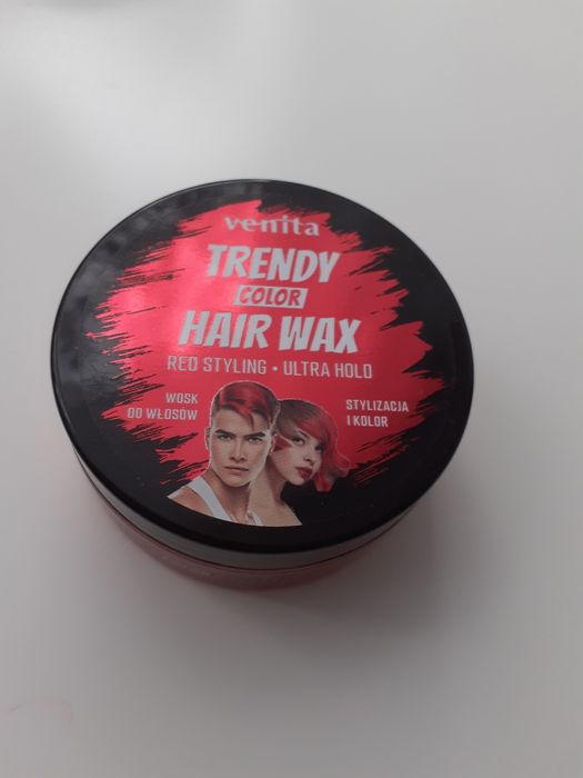 Wosk do włosów  trendy color hair wax red
