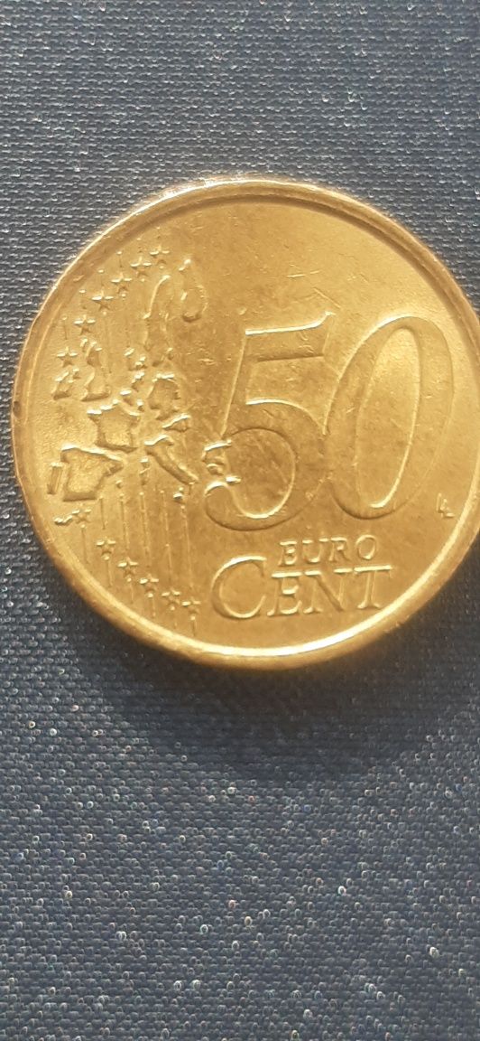 50 euro cent Włochy 2002