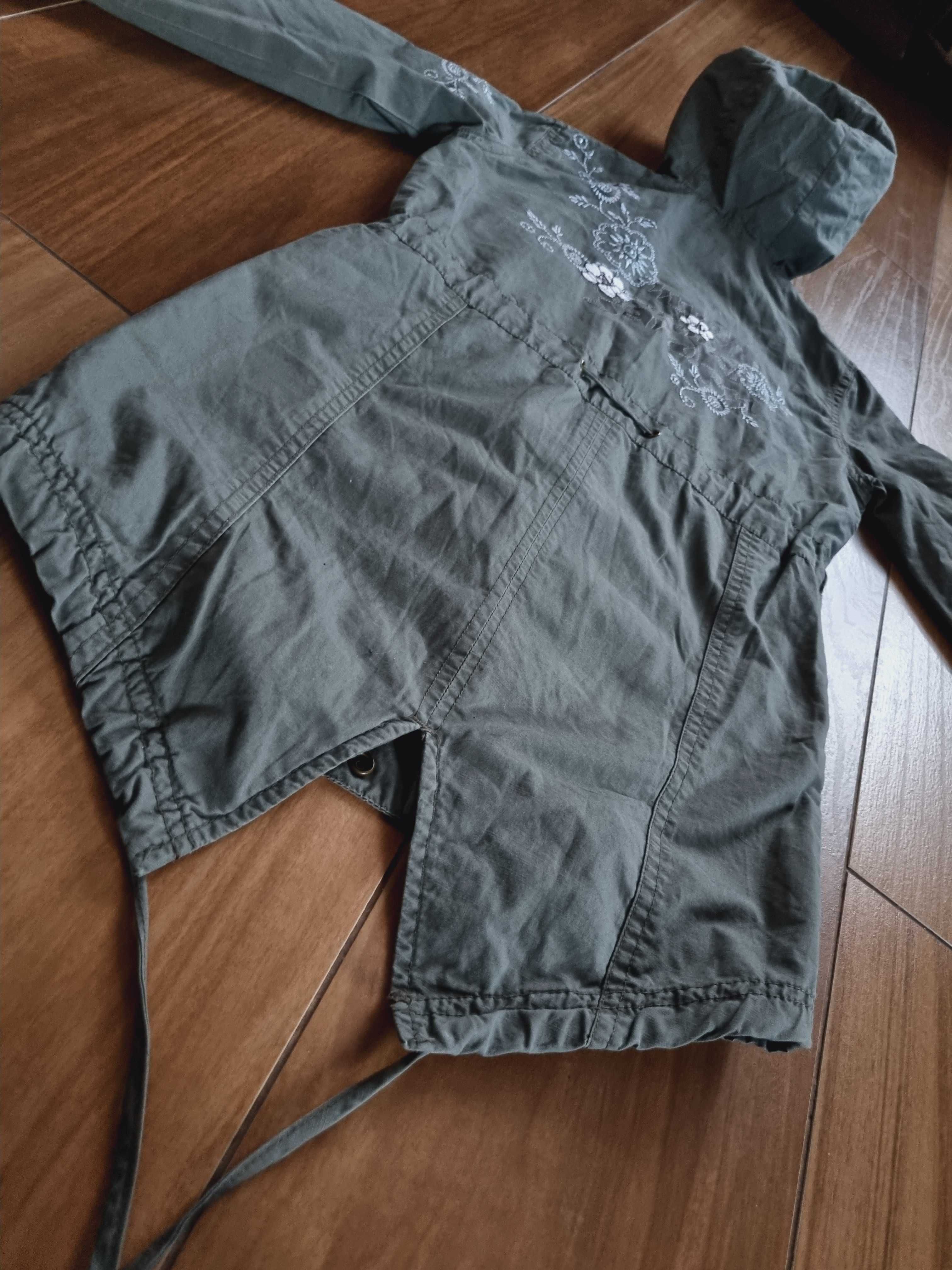 Kurtka R128 RESERVED parka wiosenna przejściowa płaszczyk z kapturem