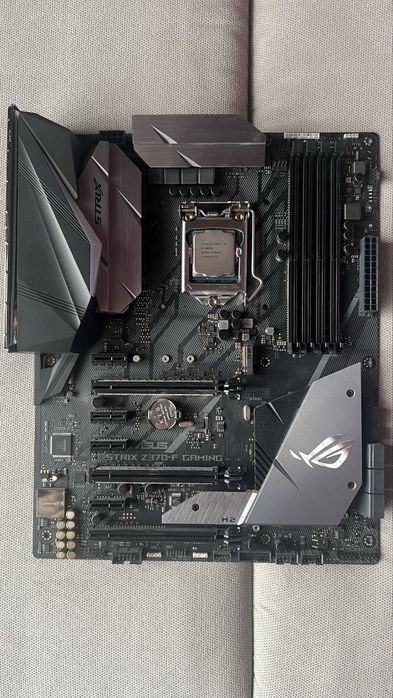 Материнская плата ASUS Rog Strix Z370-F Gaming + процессор i5-8600K