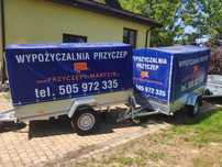 Wypożyczalnia Wynajem przyczep lawet przyczepek platform Kat.B  Przycz