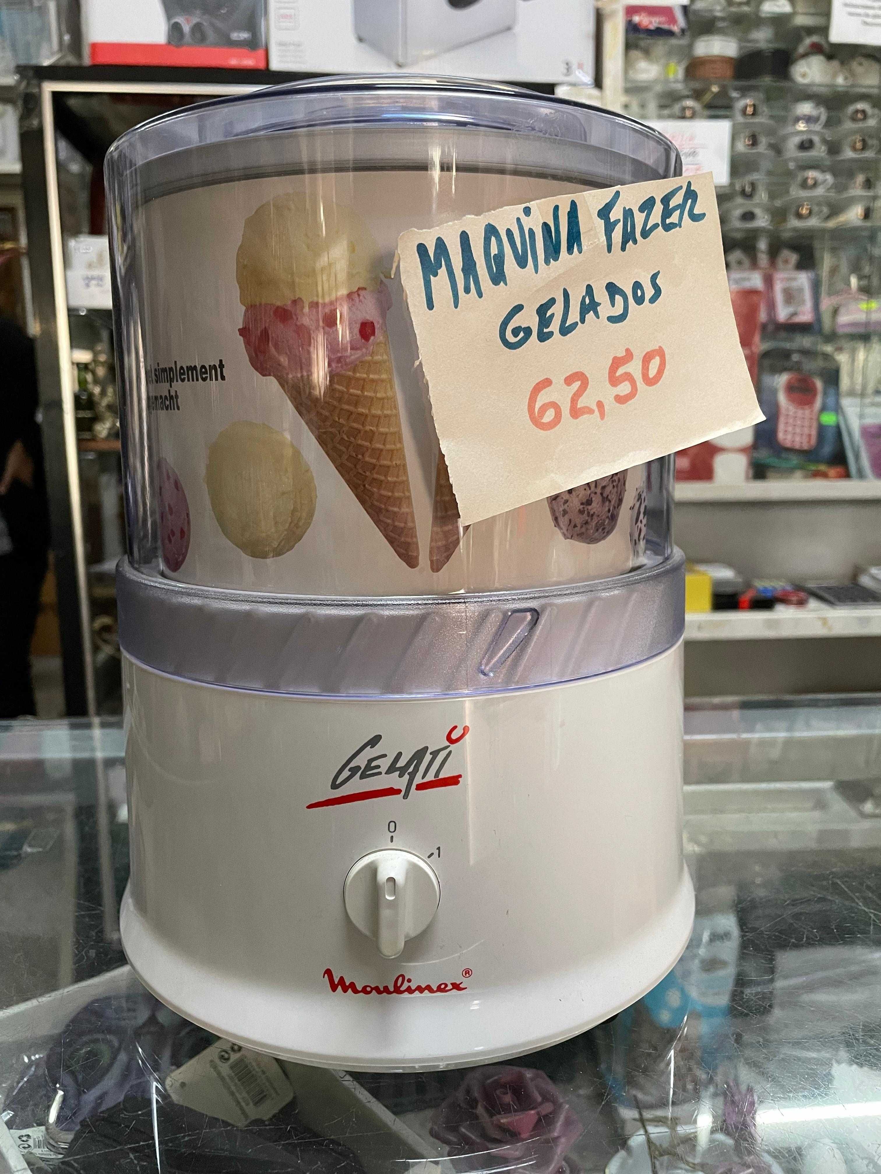 Máquina de Gelados, MOULINEX GELATI (preço NEGOCIÁVEL)