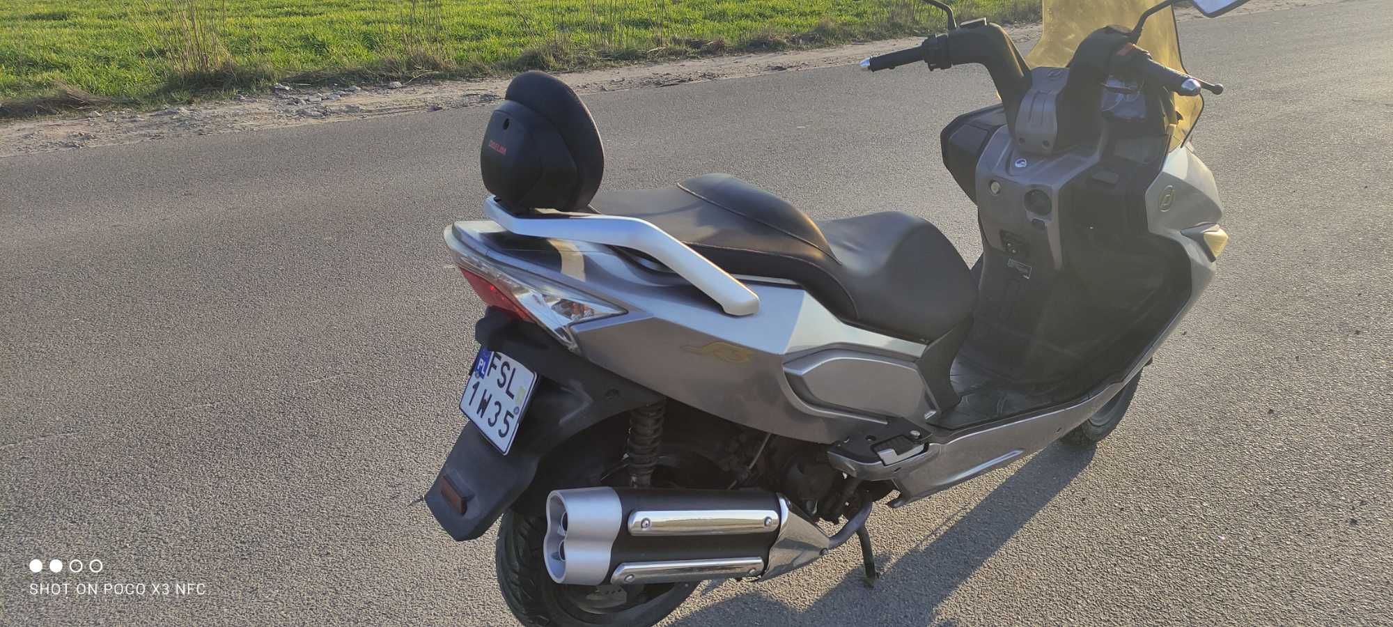 DAELIM S3 125 z 2015r przebieg 16 200 km zamiana  transport