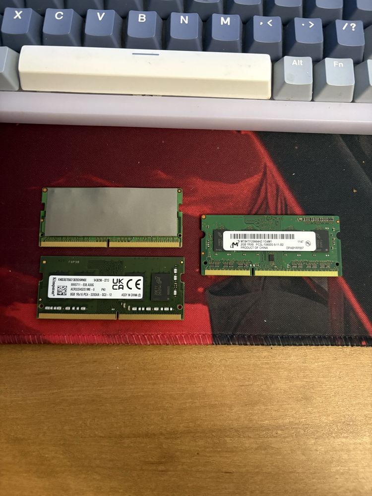 Оперативная память, озу для ноутбука Kingston 8gb ddr4/ddr5, 2gb ddr3