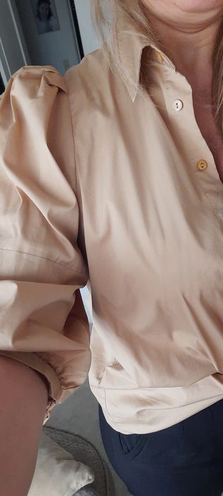 Blusa bege tam L marca Sfera