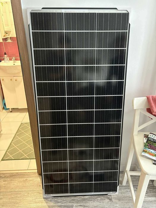 Panel i  regulator solarny