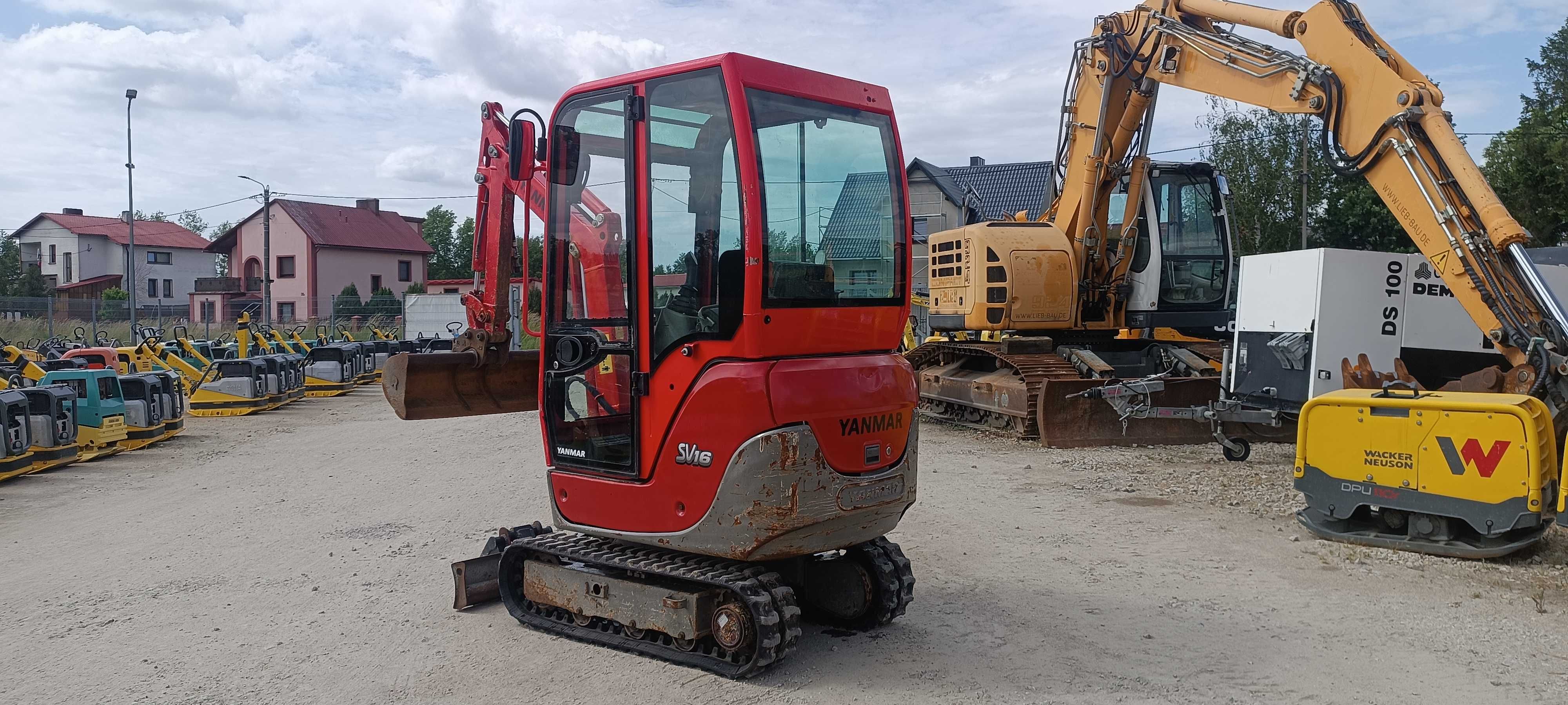 Minikoparka YANMAR SV 16 / 1.7t ! / 14r ! | SV 18 20 22  VIO BOBCAT