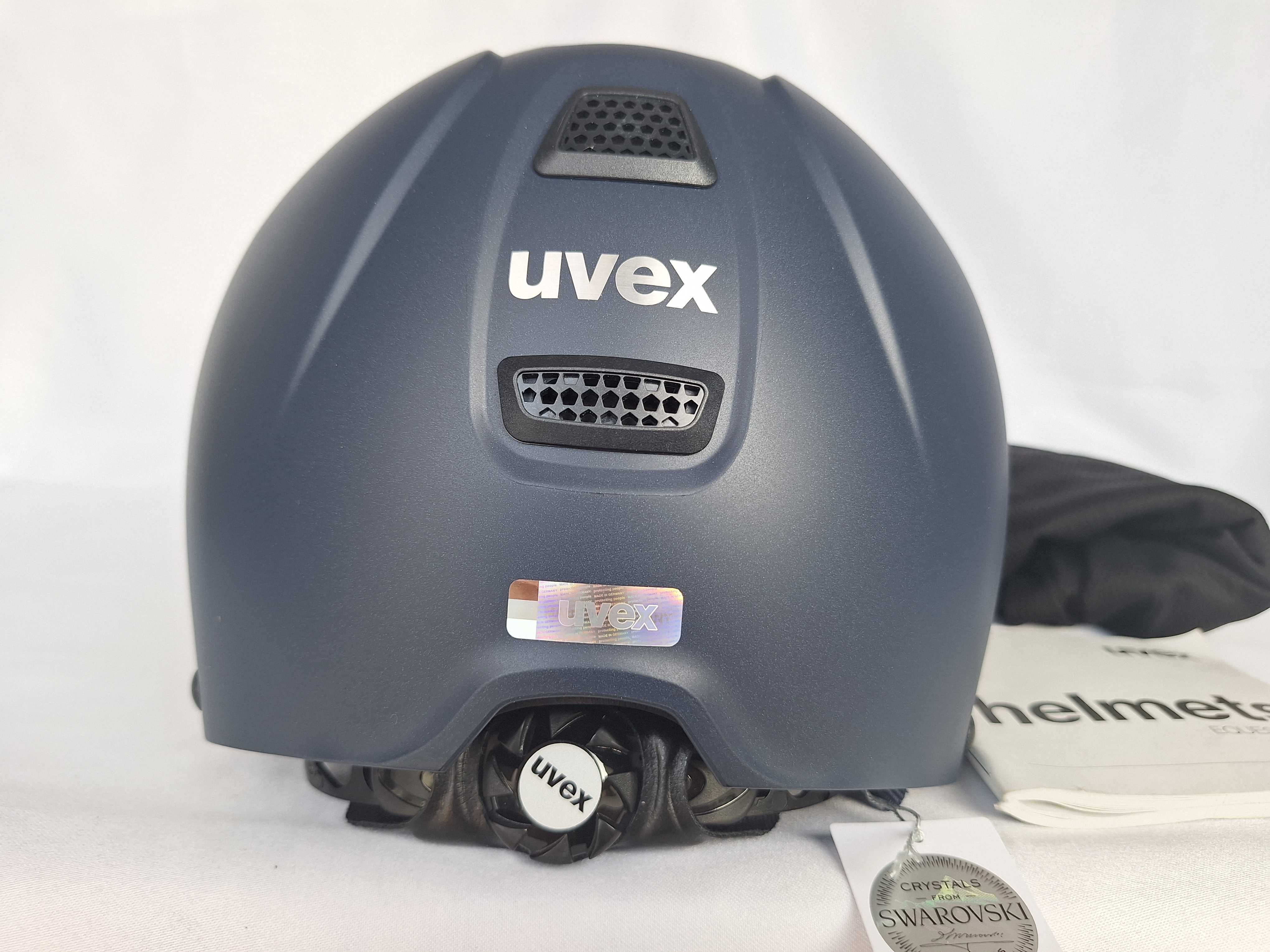 Kask jeździecki toczek Uvex Perfexxion II Glamour Blue XS-S 54-55cm
