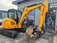 Minikoparka JCB 8055 z 2010r 5300kg szybkozłącze łyżki nie Cat Hitachi