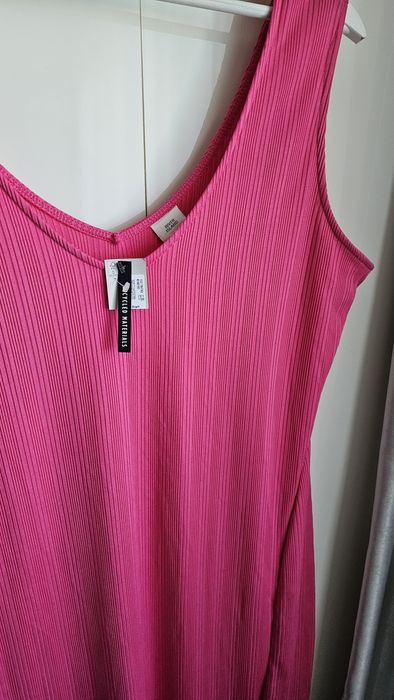 01 WYPRZEDAŻ River Island Sukienka różowa letnia r.XL/XXL Nowa