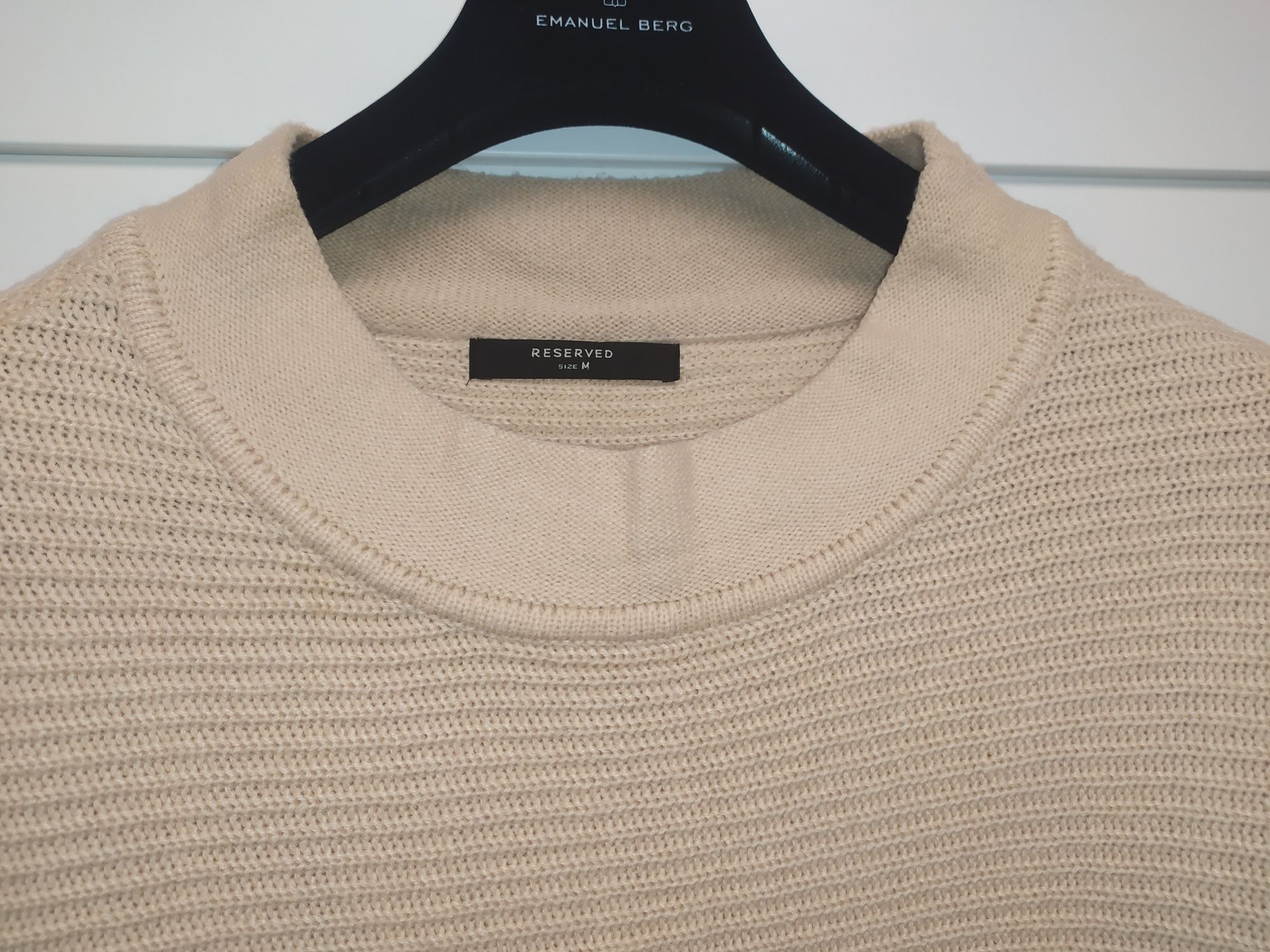 Dłuższy i luźny sweter, Reserved, oversize