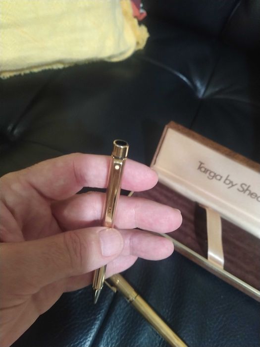 Conjunto canetas Sheaffer Gold Electroplated 585. Ouro 14 Kt