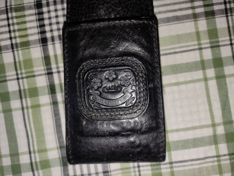 Estojo em pele - em bom estado - Vintage