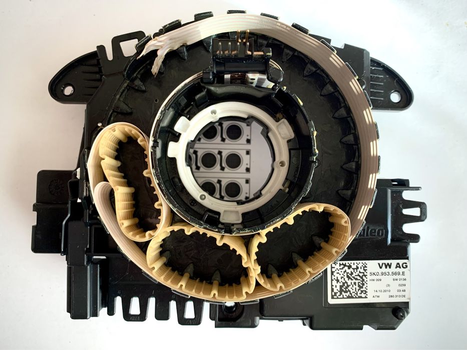 Ремонт шлейфа руля 5K0953569T (H, AL) підрульовий шлейф, VW/Skoda