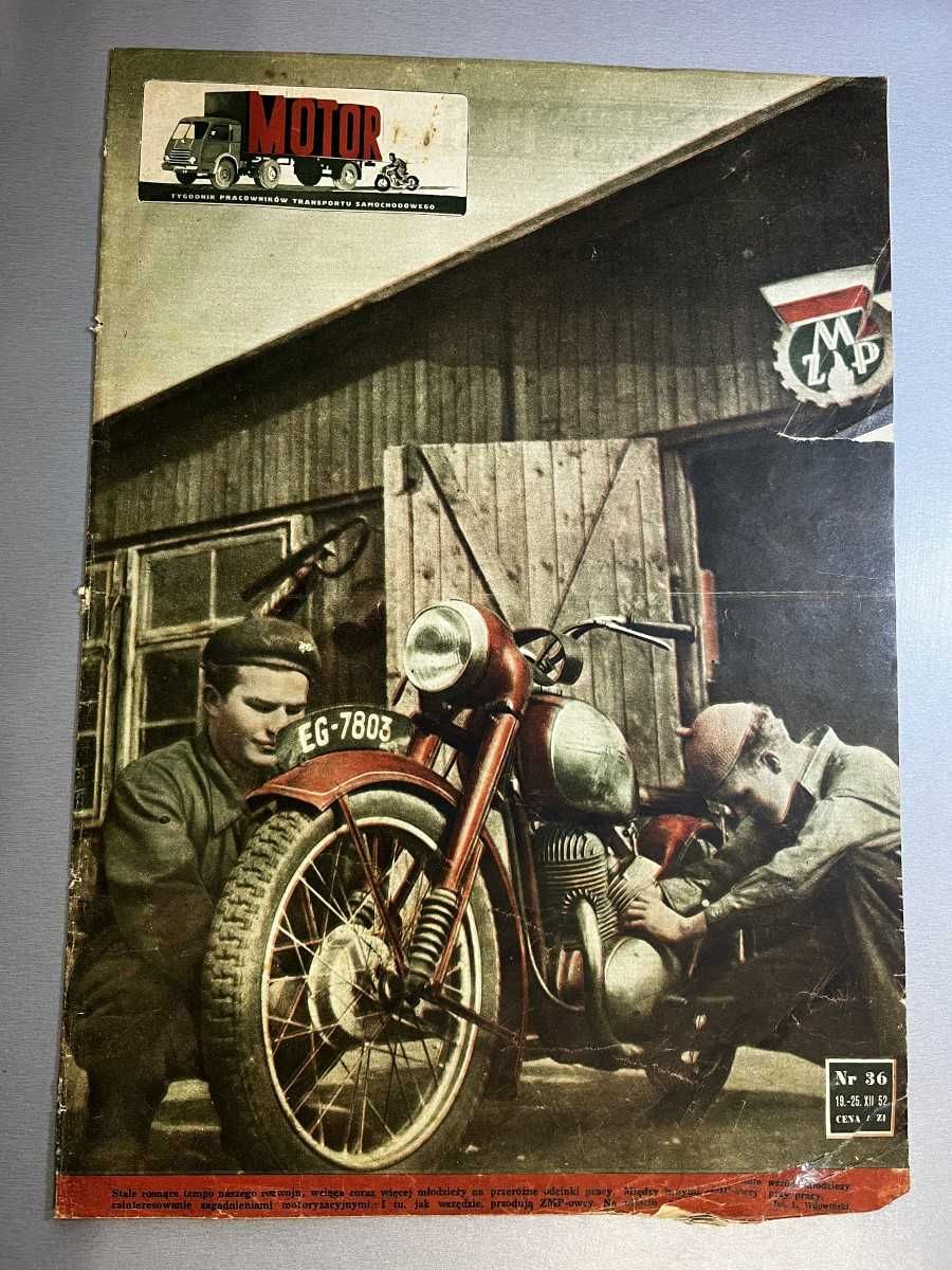 Motor nr 36/1952 tygodnik czasopismo