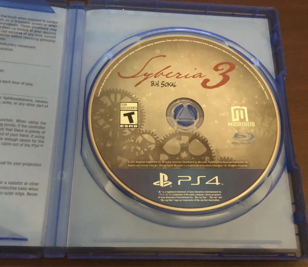 Syberia 3 c novo ps4