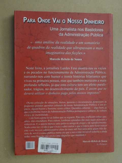 Para Onde Vai o Nosso Dinheiro de Lurdes Feio - 1ª Edição