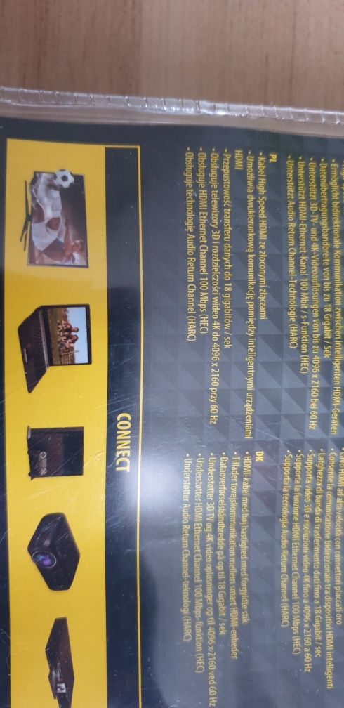 Nowe kable HDMI 2.0 z Ethernet 4K