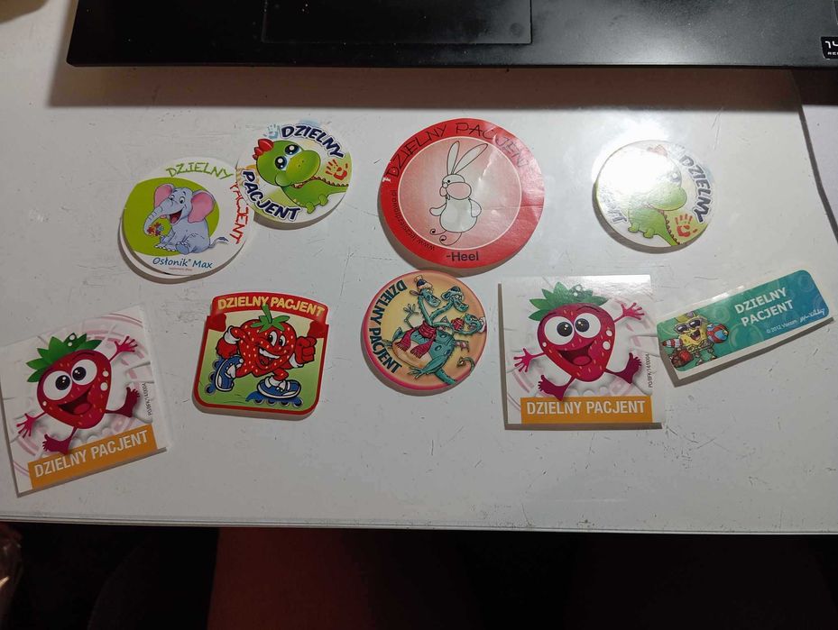 Zestaw naklejek "Dzielny Pacjent"
