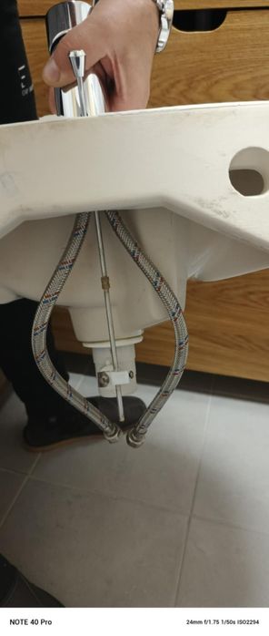 Cersanit umywalka łazienkowa z baterią