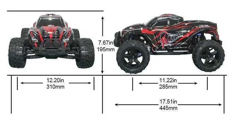 Remo Hobby M max Brushless 1:10 1035 безколекторний M  truck 4WD синя