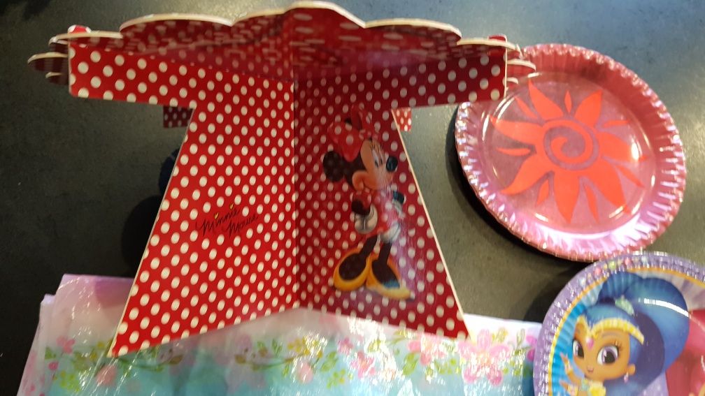 Talerz na tort Myszka Miki - Minnie Mouse