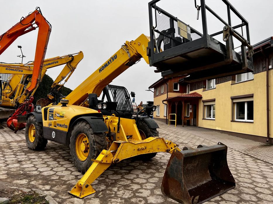 KOMATSU WH714H szufla widły + KOSZ  jcb 540 530 cat TH ładowarka ładowacz