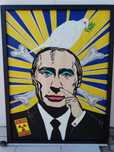 O Pirata “Putin que o Pariu” (acrílico sobre madeira, 115x150cm)