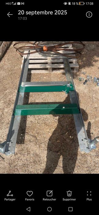 Serração portátil Woodland Mills HM130 MAX e acessórios