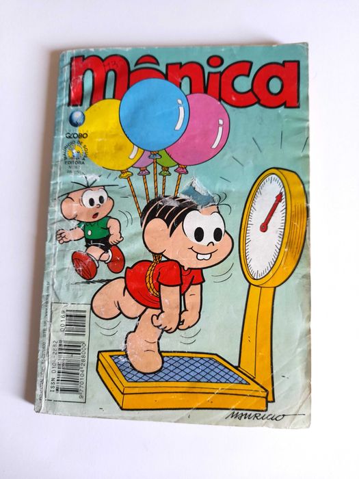 Livro BD Mônica Número 169 Turma da Mônica Coleção