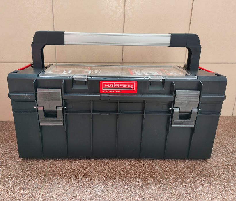 Ящик для інструментів полікарбонат 22 " металеві завіси System pro 600