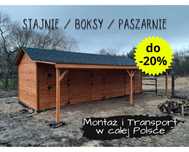 SZYBKA REALIZACJA! Stajnia dla koni, boksy dla koni, paszarnia, wiata