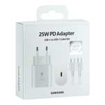 Комплект швидкої зарядки для Samsung 25W USB-C з кабелем  2 КОЛЬОРИ!