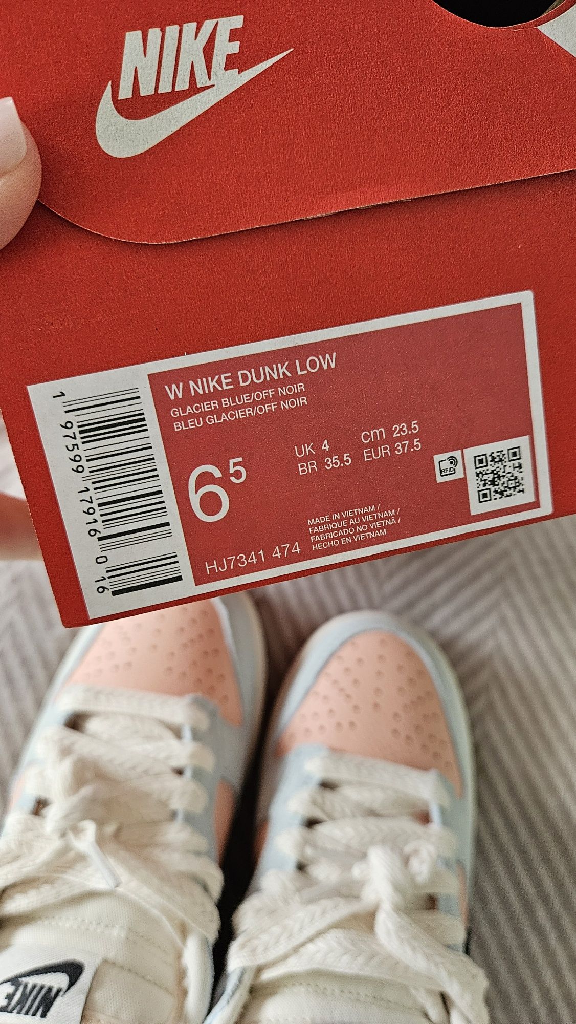 Кросівки кросовки Nike Dunk Low у яскравому дизайні. Оригінал.