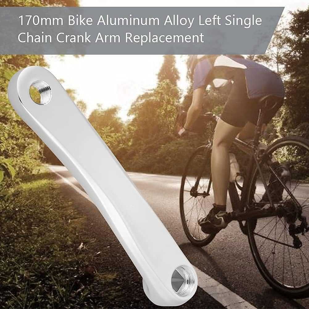 Uniwersalny Korbowód Rowerowy 170 mm, Lewy do Pojedynczego Łańcucha