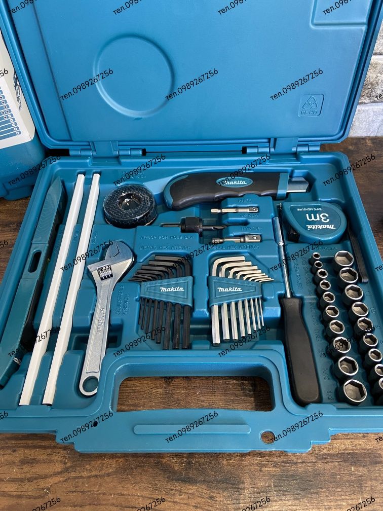 Набір свердел і біт Makita 256x для роботи з металом, каменю НІМЕЧЧИНА