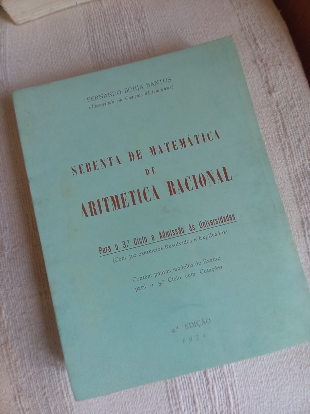 Sebenta de Matemática Aritmética Racional