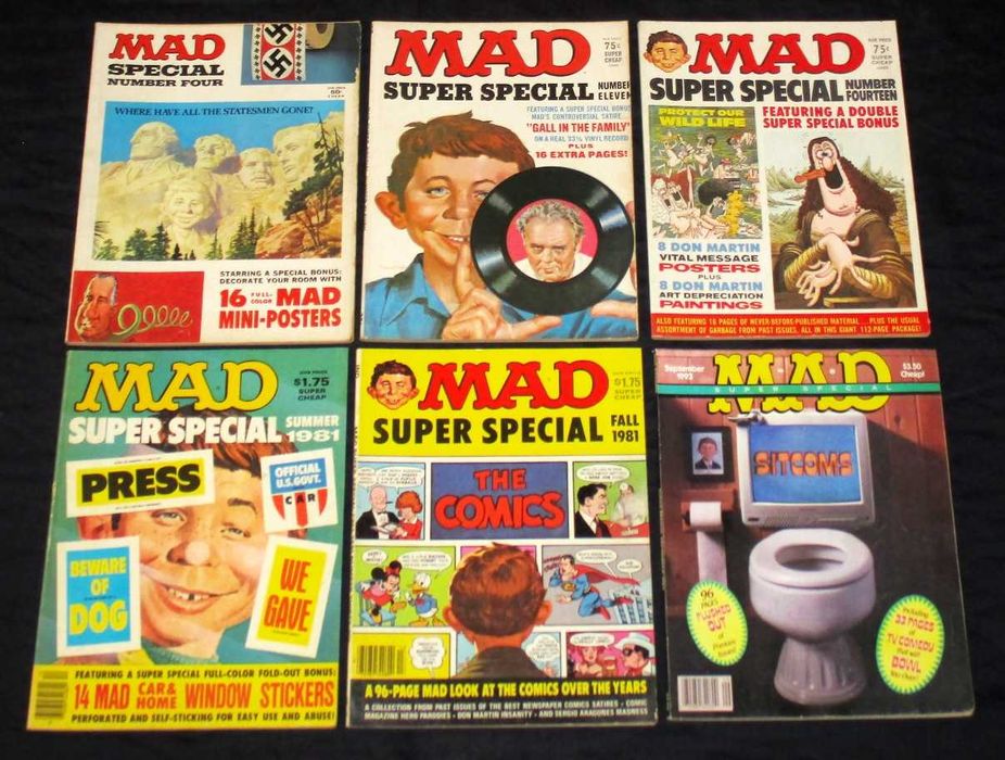 Revistas Mad Super Special 1971 a 1993